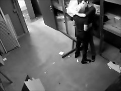 Oldie Butt Goodie: Stockroom Camera Catches Fuckers