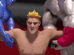 Intense Gangbang Scene with Twinks