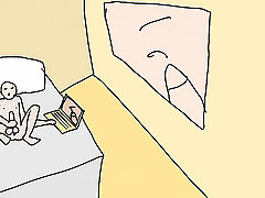 Watching porn on da big screen