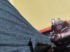 Wax treatmanet for my long cock