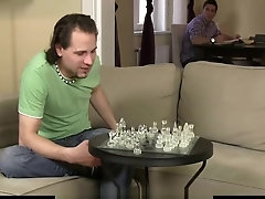 Gay homosexual seduces hetero room-mate