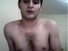 Straight guys feet on webcam #238