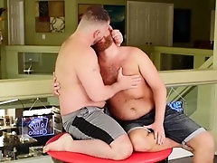 Handsome bear, deep bareback, ball deep