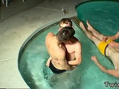 Download gay boy sex videos Undie 4-Way - molten tub activity