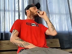 Smoker, gay step, cumshot gay