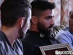 Adam Ramzi Fucked Dante Colle In 3way Hardcore