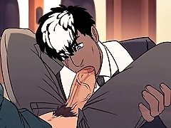 Unshaved, anime, ass fucking