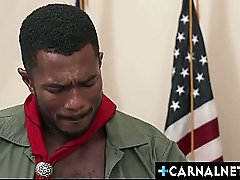 Scoutmaster Sean Xavier Barebacks Scout Zac Steele in Tent