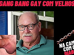 Na Cama com o Diabo - Gang bang gay com velhos (&Aacute_udio)