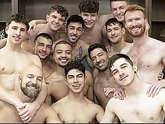 Ass needs 2w rest after BRUTAL gangbang! Alfonso Osnaya 1st Cumdump experience is fucking CRAZY! The boys fuck him ass hard as they can!