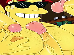 DuffMan Oh Yeah - Gay Cartoon Animation - The Simpson