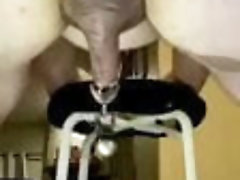 Sat on a Bowling Pin & stood up with it hanging out of me