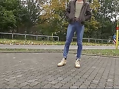 Walking in public with jeans full of piss