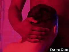 DarkGodz.com - Ebony male&#039_s domination of a petite gay in a raw, interracial pounding