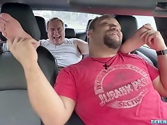 Feet licking car, feet chubby, sucking