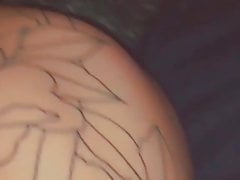 Fucking my gray fur blanket