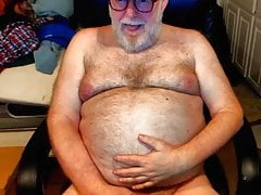 Daddy strokes on cam
