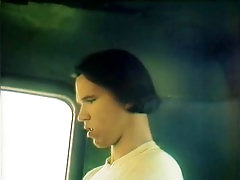 Outdoor rimming and deep throat action with hairy hunk Jack Wrangler