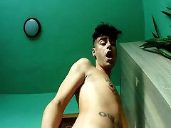 Twink Pushes Creampie Out Of Ass Licks And Rubs Camera Lens With Ass