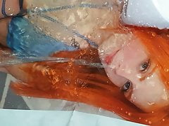 Amateurin vollgepisst