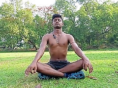 Indian boys, step dad and step son, indian body massage