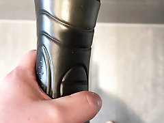 Huge handsfree cumshot after fucking my fleshlight for a long time!
