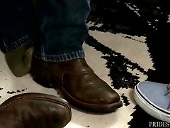 Big Meat Takes On Tight Little Ass - Dustin Steele And Andrew Collins