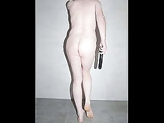 Posing Nude With Big Dildo Photoset