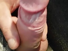 Close up wet and juicy wanking small cock
