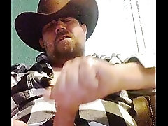 COWBOY MILKING HIS COCK