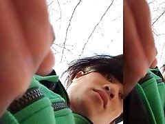 Jon Arteen tries to warm up his cute little twink endowment on a chilly winter day